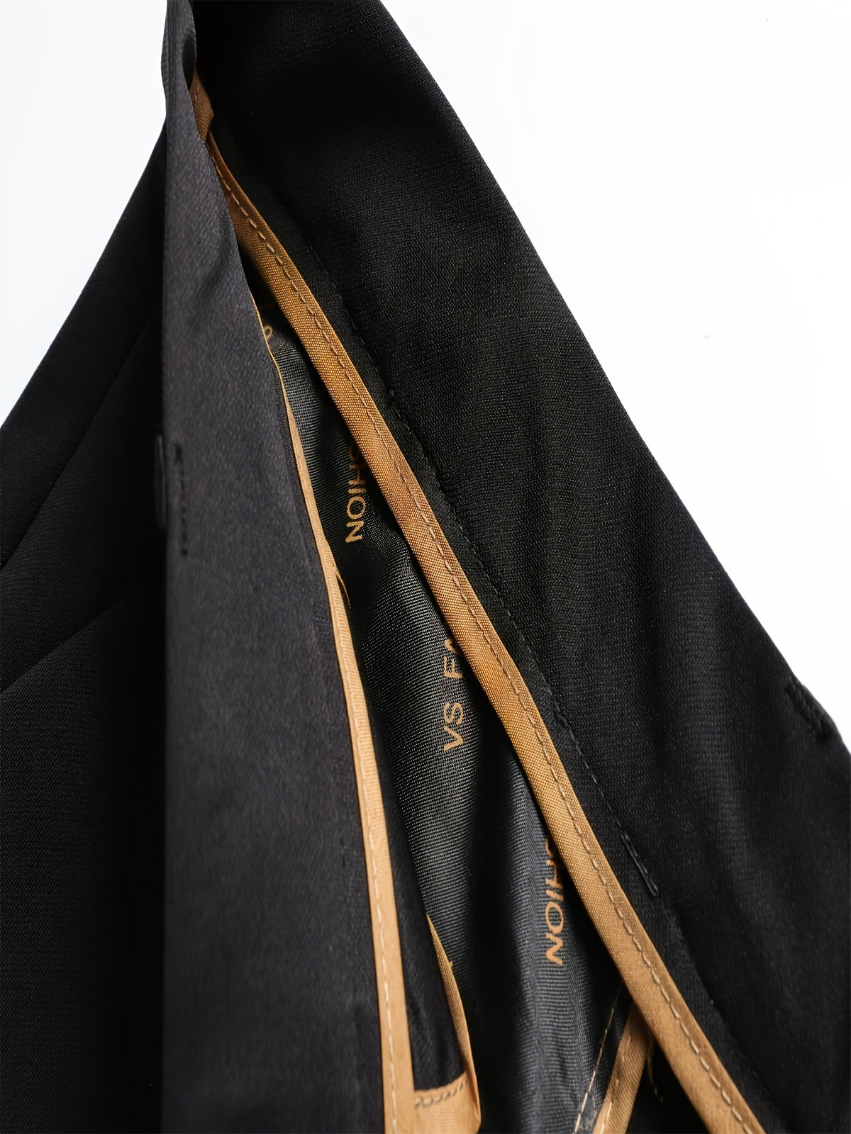 Men's tailored straight-leg dress pants with a wrinkle-resistant finish