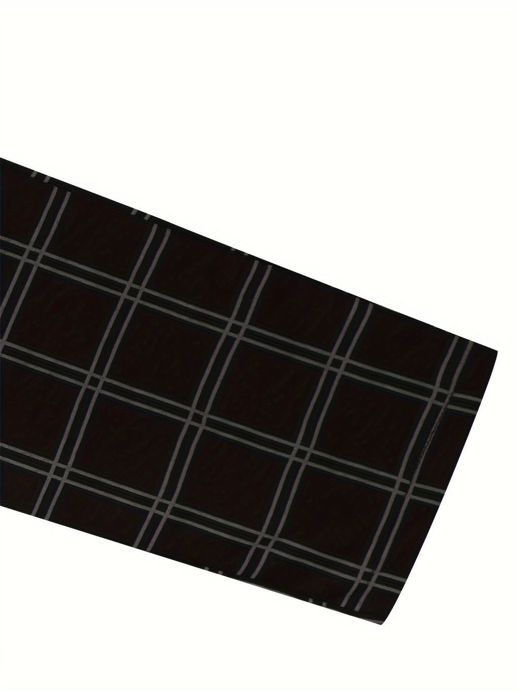 Men's slim-fit dress pants with a classic check pattern for the office
