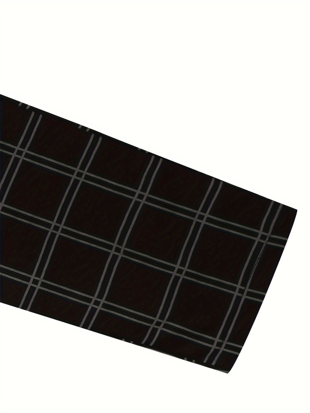 Men's slim-fit dress pants with a classic check pattern for the office