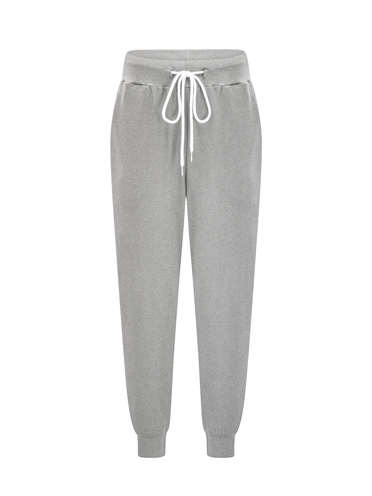 Women's tapered drawstring jogger pants with side pockets