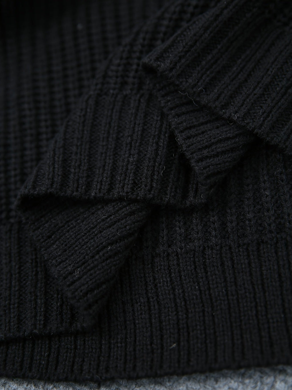 Women's ribbed half-turtleneck sweater dress with a relaxed, flowing fit