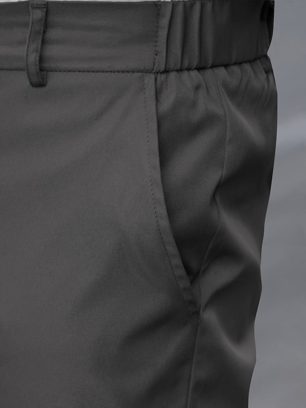 Men's tailored dress pants with a secure waist closure