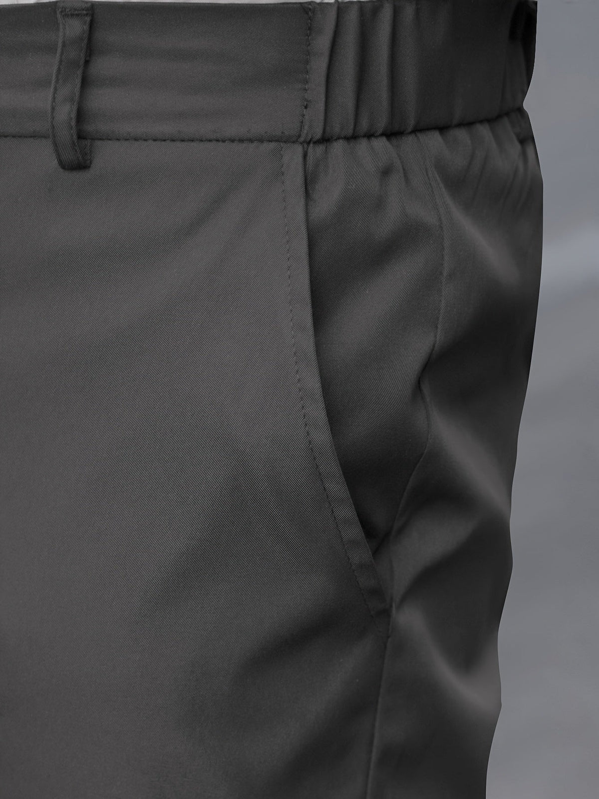 Men's tailored dress pants with a secure waist closure