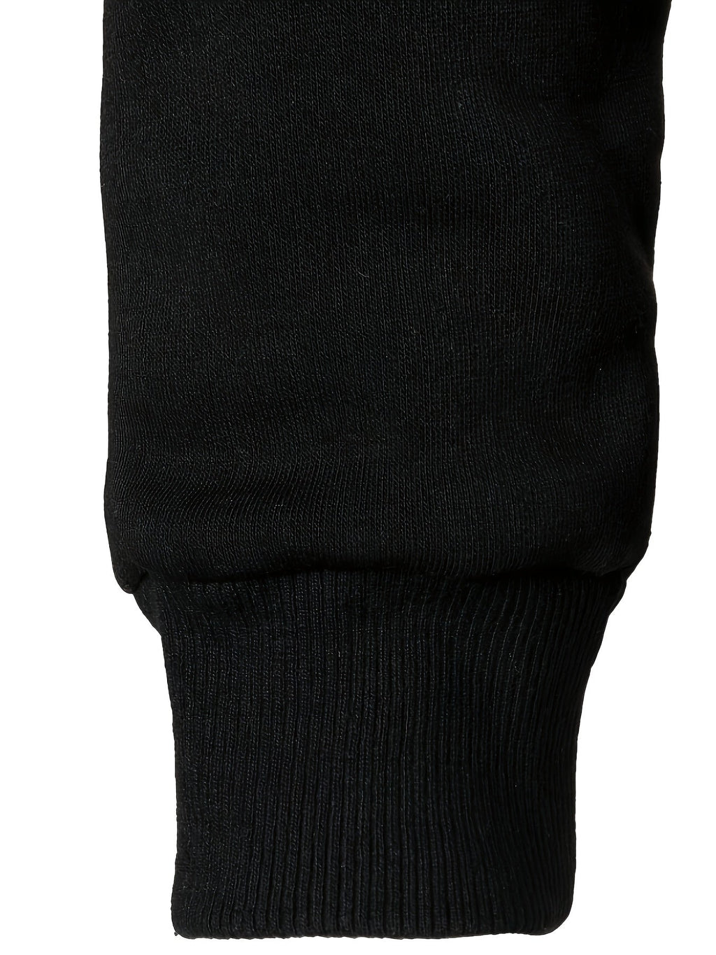 Men's color-block crewneck sweatshirt with ribbed cuffs and hem