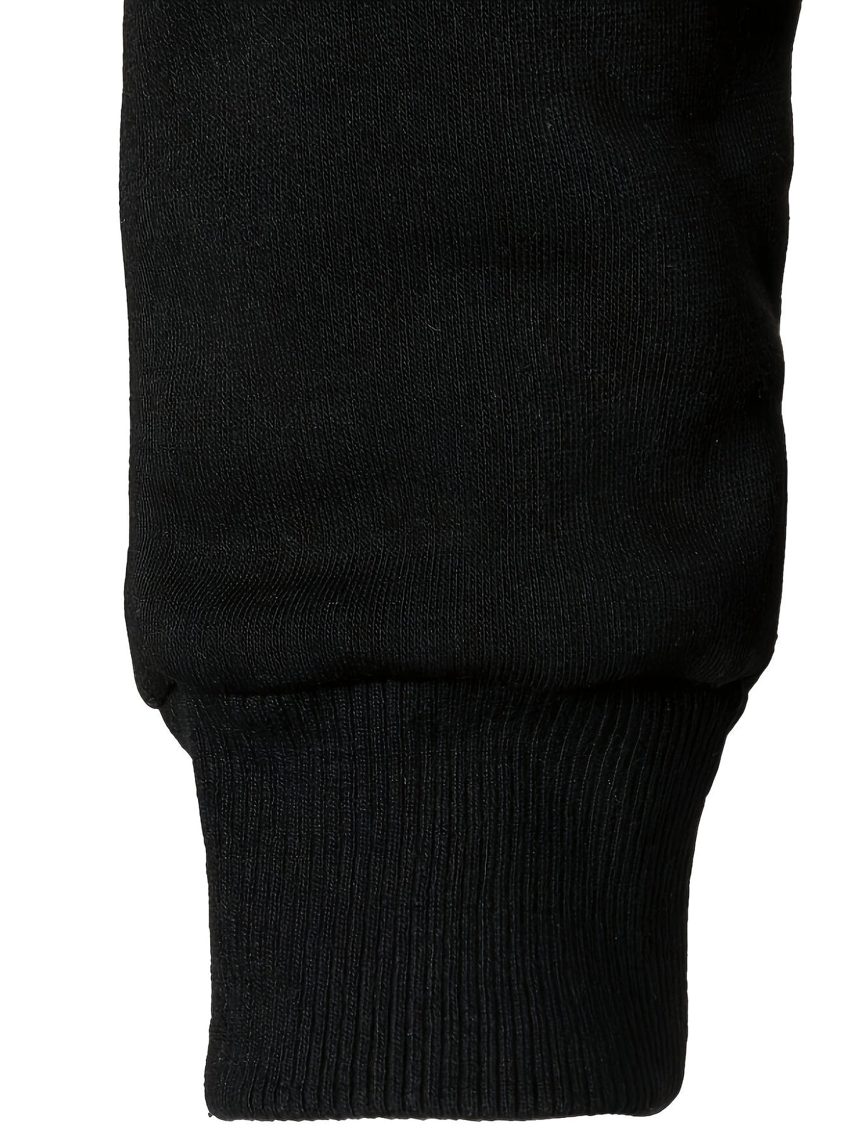 Men's color-block crewneck sweatshirt with ribbed cuffs and hem